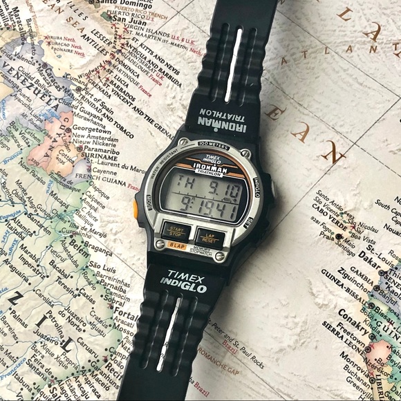 SOLD Vintage Timex Ironman Triathlon Digital 100m - Picture 9 of 10